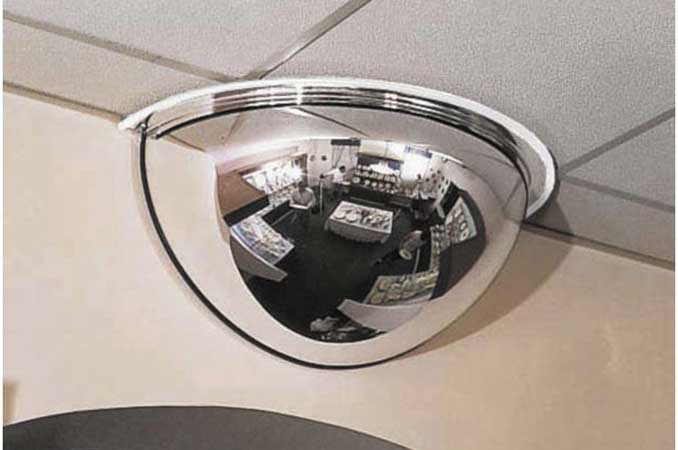 Dome Mirror Manufacturers, Suppliers, Exporters, Dealers, Traders in India